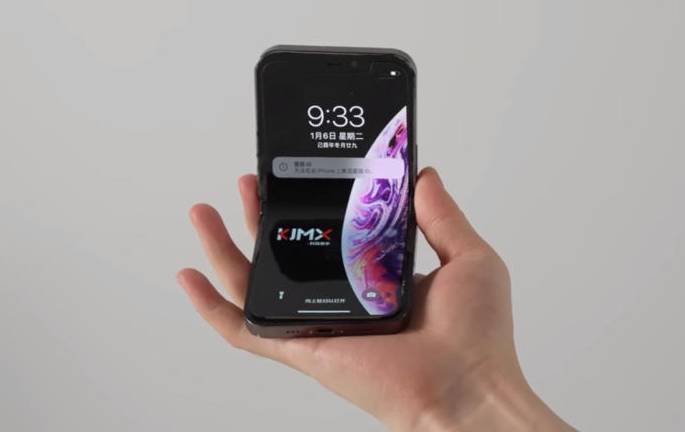 World's first foldable iPhone unveiled