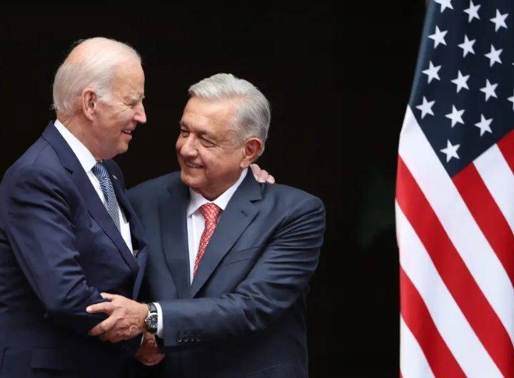 El presidente Joe Biden y el presidente mexicano Andrés Manuel López Obrador